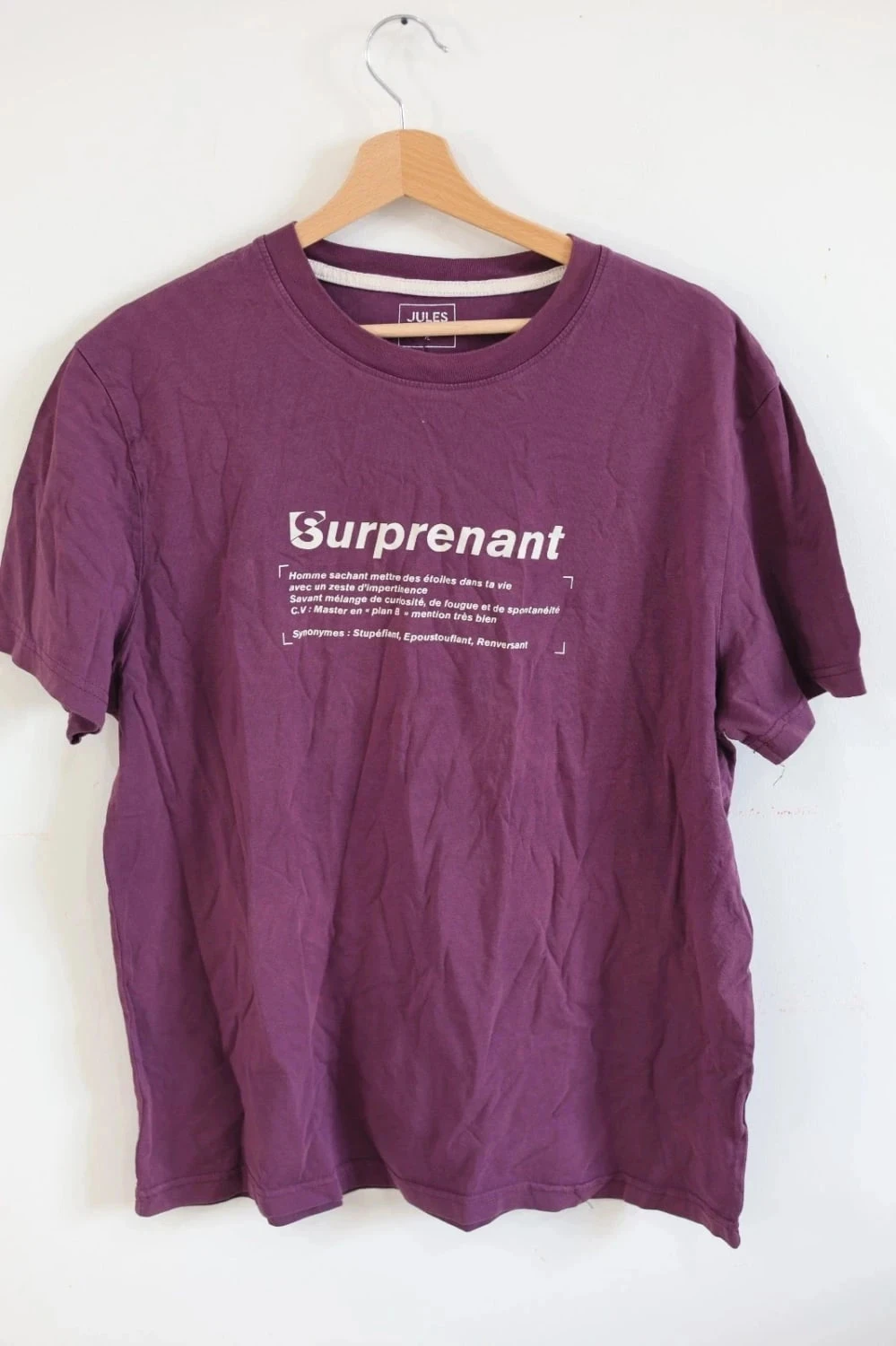 C56 t-shirt violet Jules XL